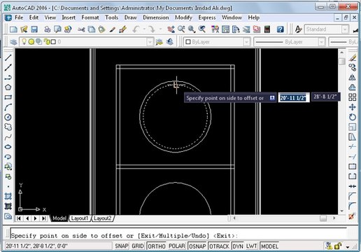 How to make door in autocad 2d ohd 5