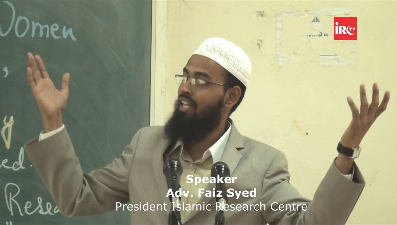 FUNNY - Aurat Ko Islam Ne Job Na Karne Ki Zimmedari De Kar Unko VIP Treatment Diya Hai By Adv. Faiz Syed