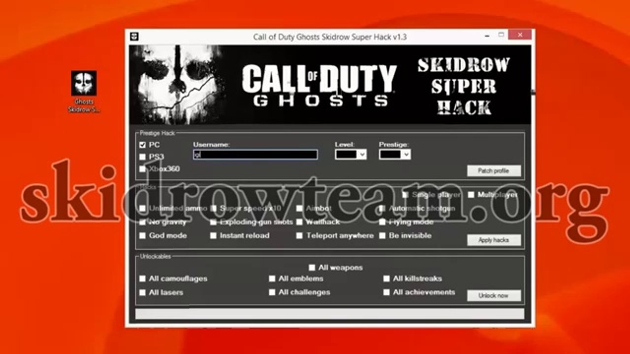 Call of Duty Ghosts Hack PC PS3 Xbox360 Working Ghosts February 2014