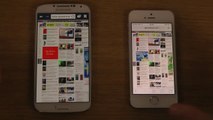 Samsung Galaxy S4 Android 4.4 KitKat vs. iPhone 5S iOS 7.1 Final - Browser Comparison Review