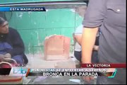 Serenos de La Victoria se enfrentaron a comerciantes minoristas de La Parada