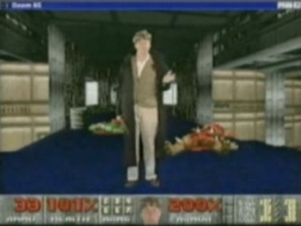 Bill Gates inside Doom