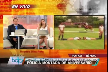 Unidad de la Policía Montada del Potao cumple 84 años al servicio del Perú