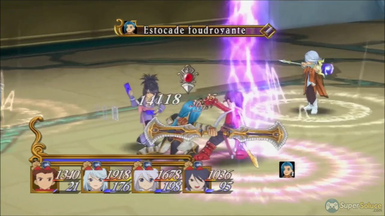 Tales of Symphonia : Combat contre Yuan et Botta