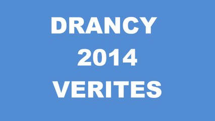 DRANCY 2014 VERITES