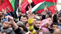 Manifestação contra Israel na Jordânia