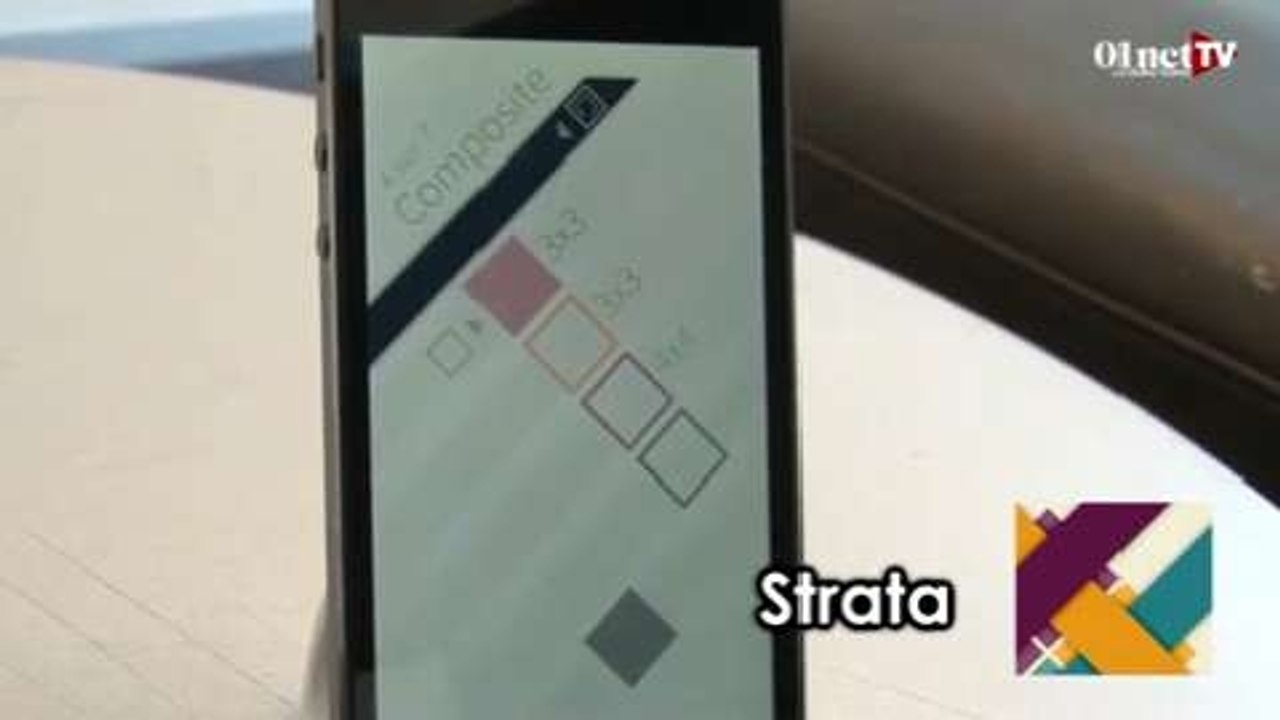 Srata : Un très joli jeu de rubans - Le test de l'appli smartphone par 01netTV