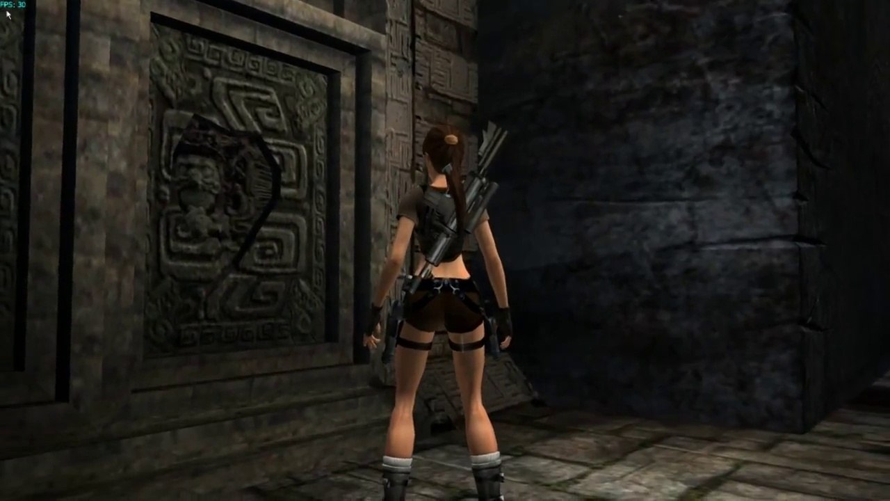 Tomb Raider Legend HD on Dolphin Emulator (Widescreen Hack) part2