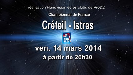 US Créteil HB / Istres Ouest Provence - handball ProD2