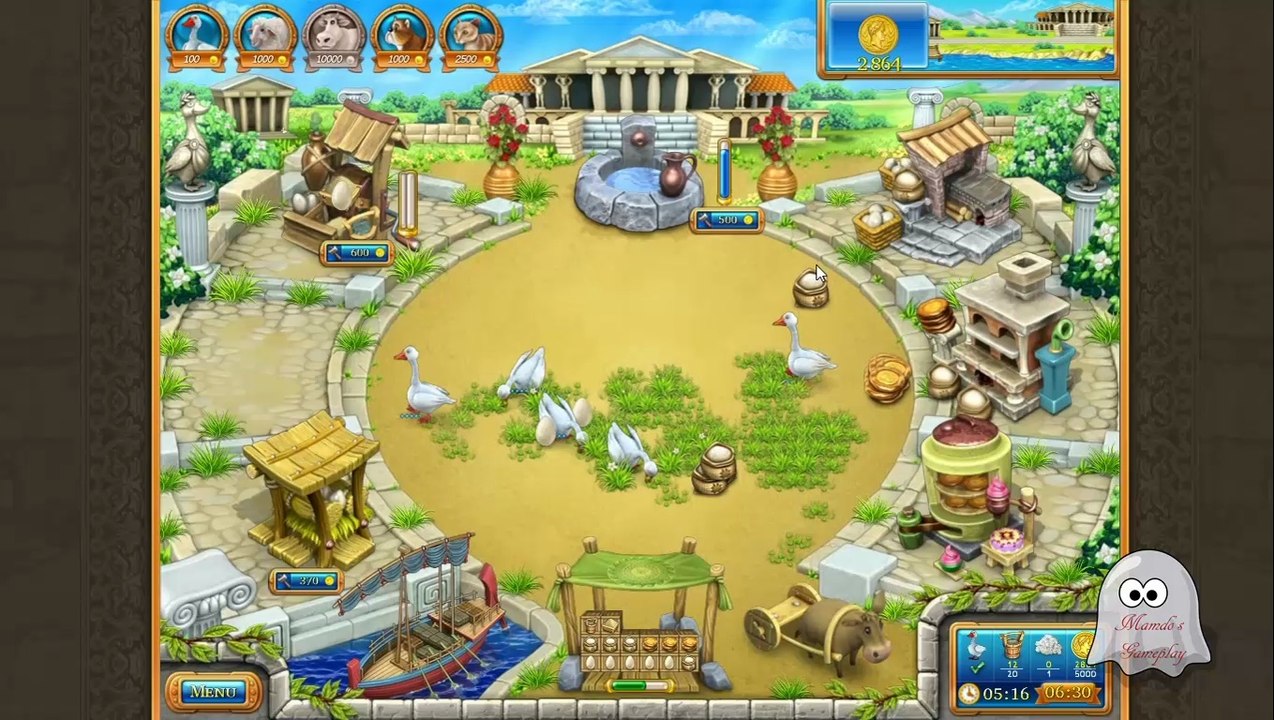 Farm Frenzy Ancient Rome - Gameplay - Chapter 1 (Level 13) - HD (720p)