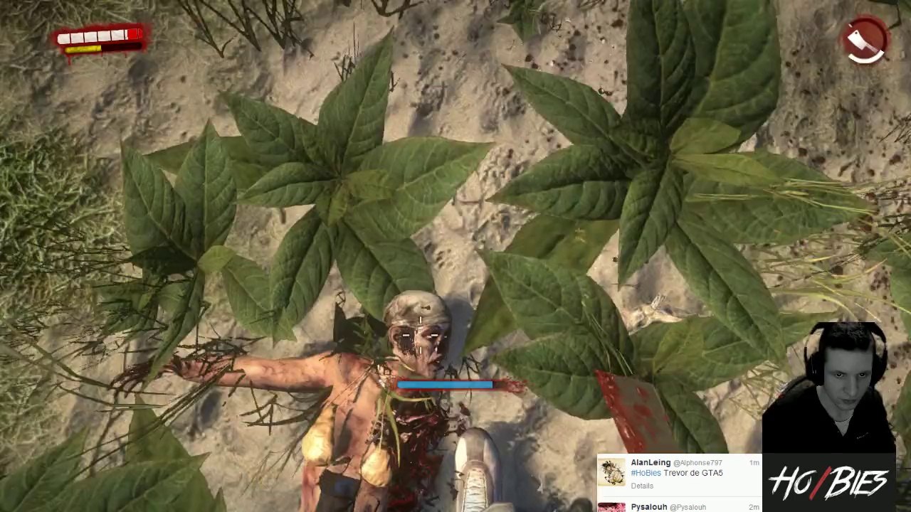 Alex sur Dead Island - Des Zombies et du Sang