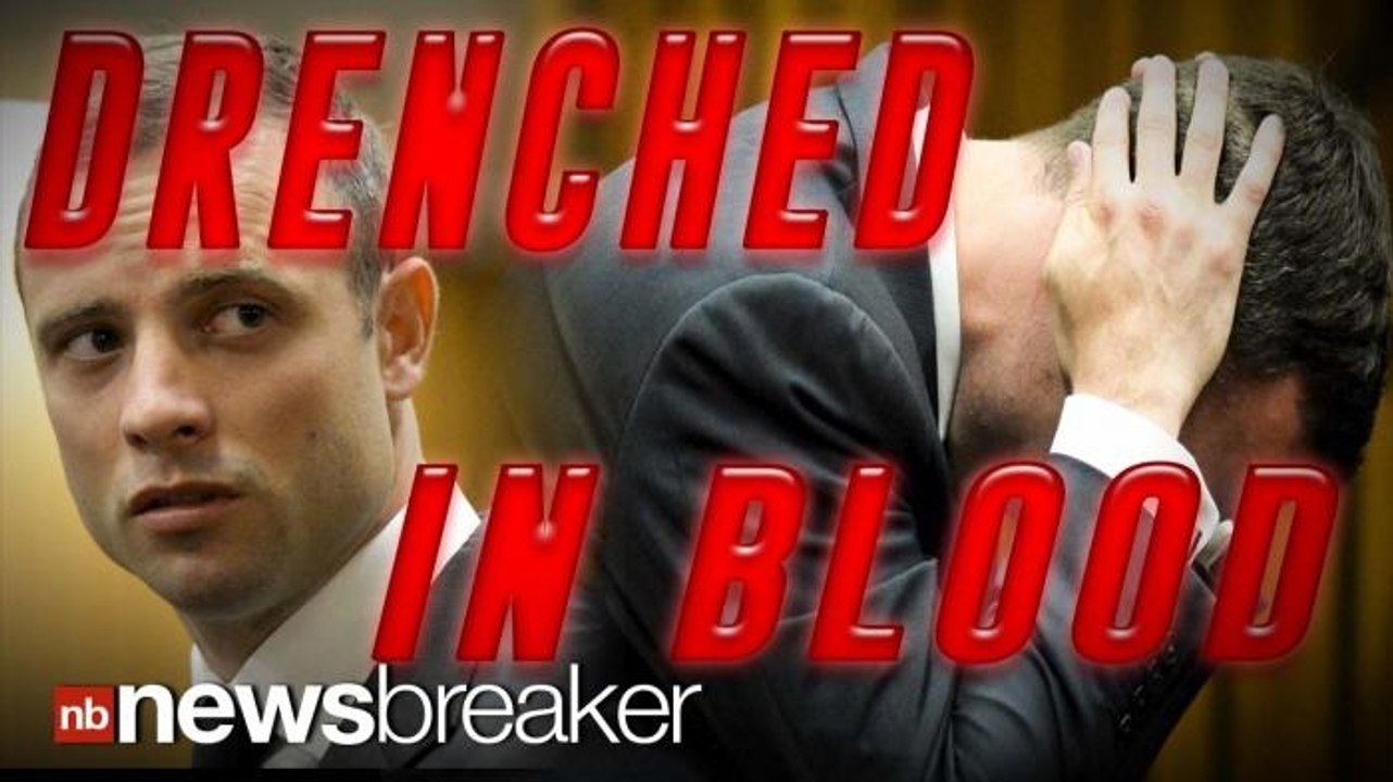 DRENCHED IN BLOOD: Photos Revealed at Oscar Pistorius Trial Show the "Blade Runner" at Bloody Scene