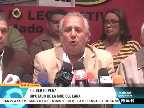 Parlamento de Lara investigará hechos violentos en manifestaciones