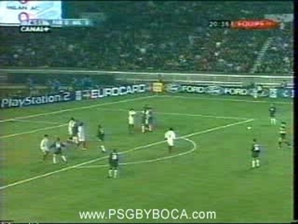 PSG - Milan - But de Robert