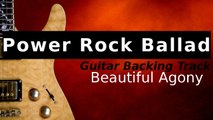 Power Rock Guitar Backing Track in F Minor - Beautiful Agony