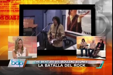 Llega la "Batalla del rock": The Beatles vs. Rolling Stones este domingo