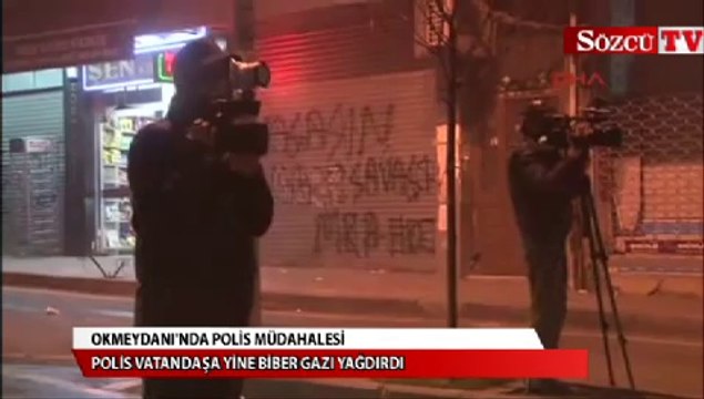 Okmeydanı'nda polis müdahalesi