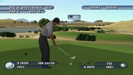 Tiger Woods PGA Tour 2003 HD on Dolphin Emulator (Widescreen Hack)