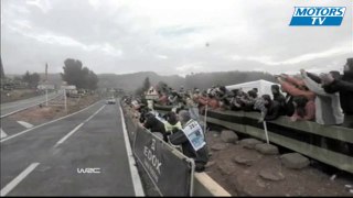 2012 WRC Rally de Espana - Mads Ostberg Crashes Twice on SS8