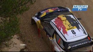 2012 WRC Rally de Espana - SS2 Thierry Neuville and Petter Solberg Crash Out