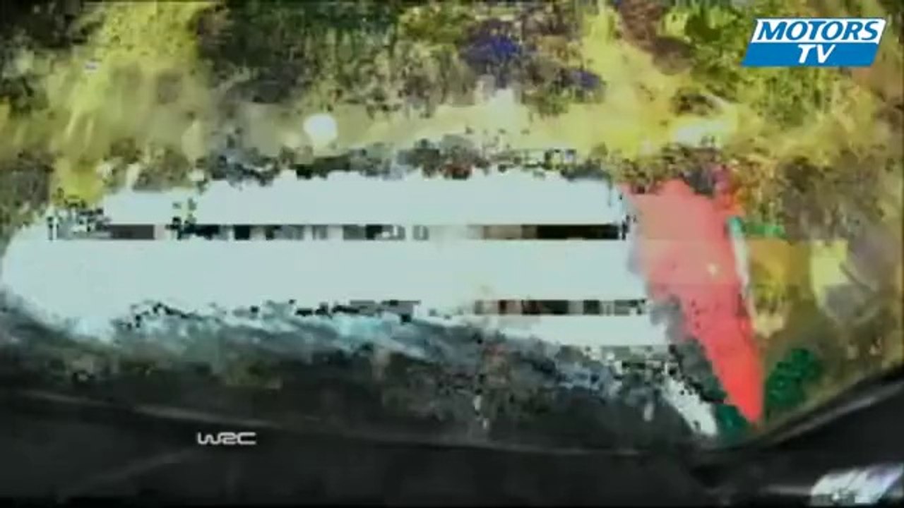 2012 WRC Rallye de France - Evgeny Novikov and Ott Tanak Crash