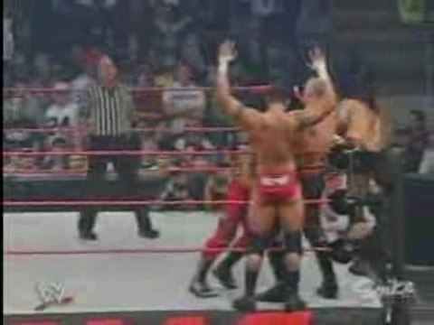 Goldberg, HBK,rvd vs kane,batista,orton