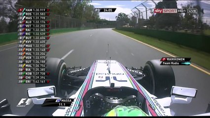 2014 Australian Grand Prix FP3 Felipe Massa Onboard