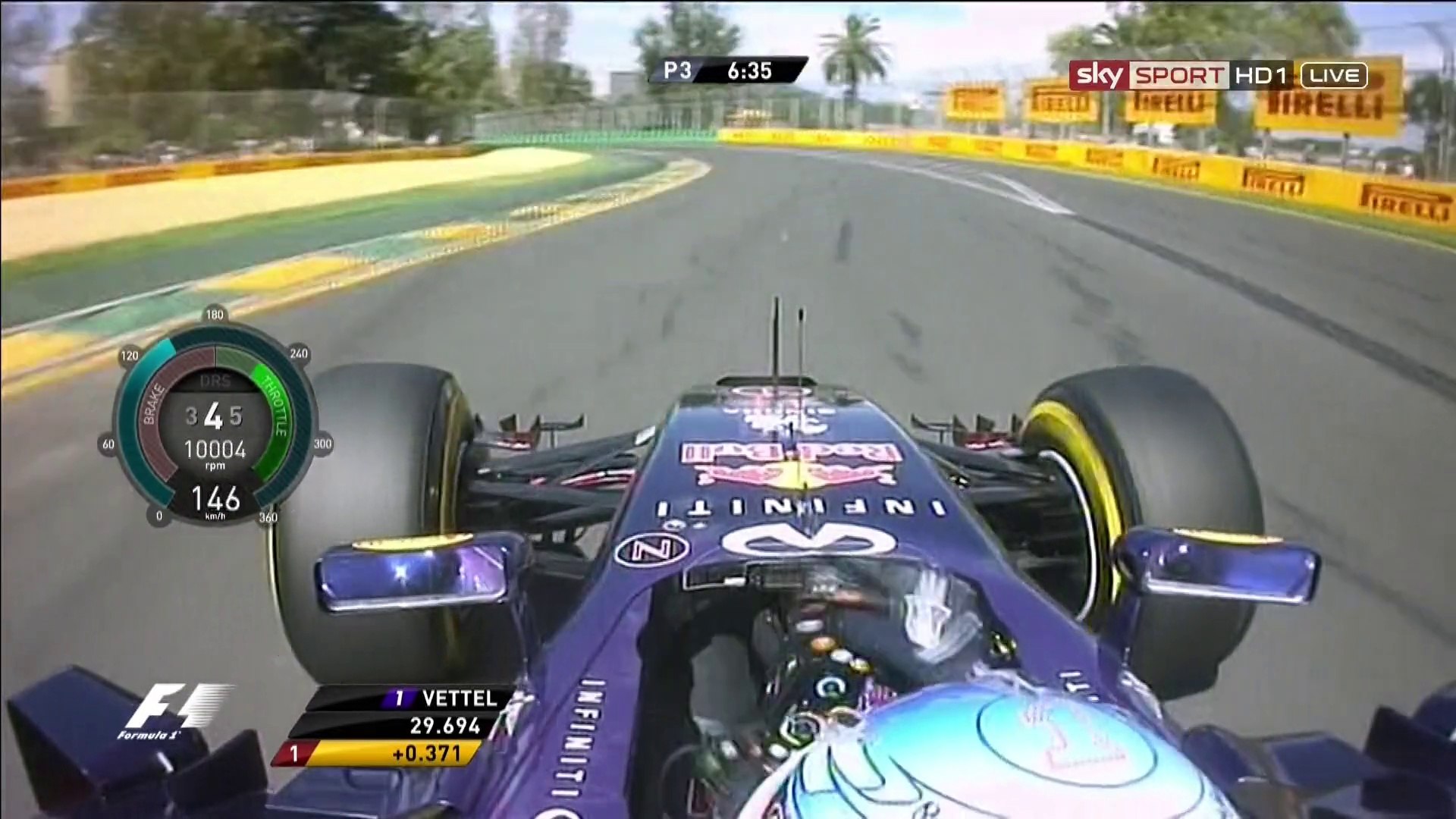 2014 Australian Grand Prix FP3 Sebastian Vettel Onboard - video dailymotion
