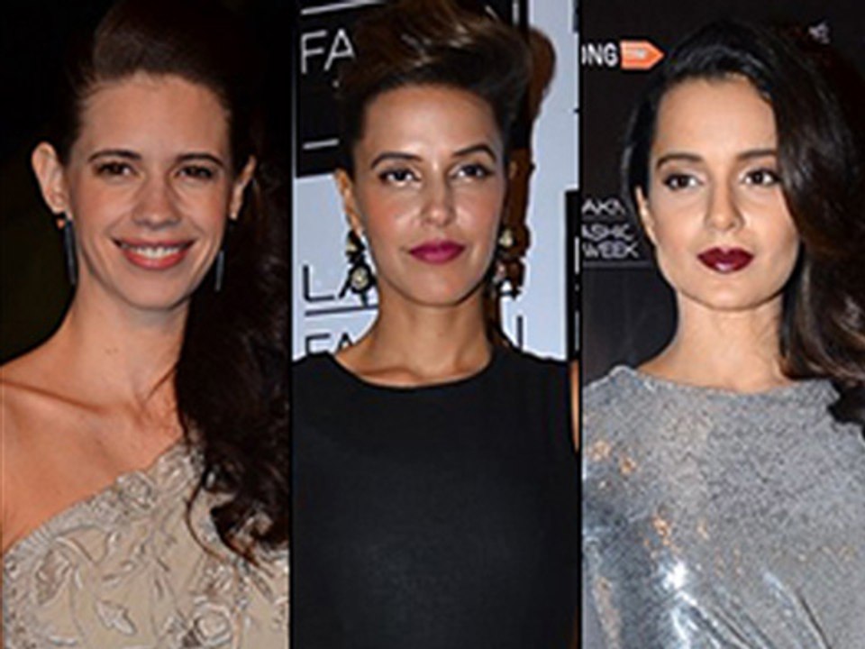 Lakme Fashion Week Kangana Ranaut And Neha Dhupia Walk The Ramp