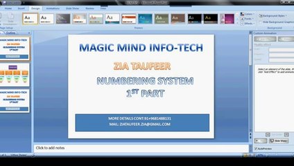 NUMBERING SYSTEM in hindi urdu PART 1