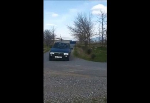 Worst driver ever... Car in the water avc a terrible drift! Hilarious..