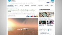 Inflatable Aircraft for Flying in the Atmosphere of Venus