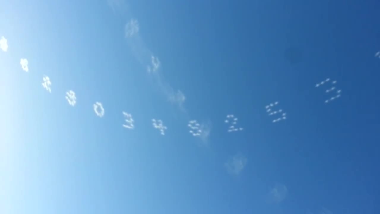 Nombre Pi dans le ciel à Austin au Texas