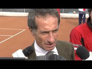 Napoli - Coppa Davis - A buon punto i lavori per l'Arena (14.03.14)
