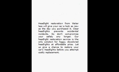 Headlight Restoration Car Cleaning Services