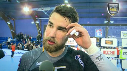 Le sourire de Luka Karabatic après la victoire contre Nîmes
