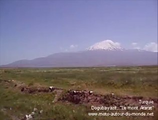 FRANCE CHINE EN MOTO TURQUIE MONT ARARAT SUR LA ROUTE DE LA SOIE