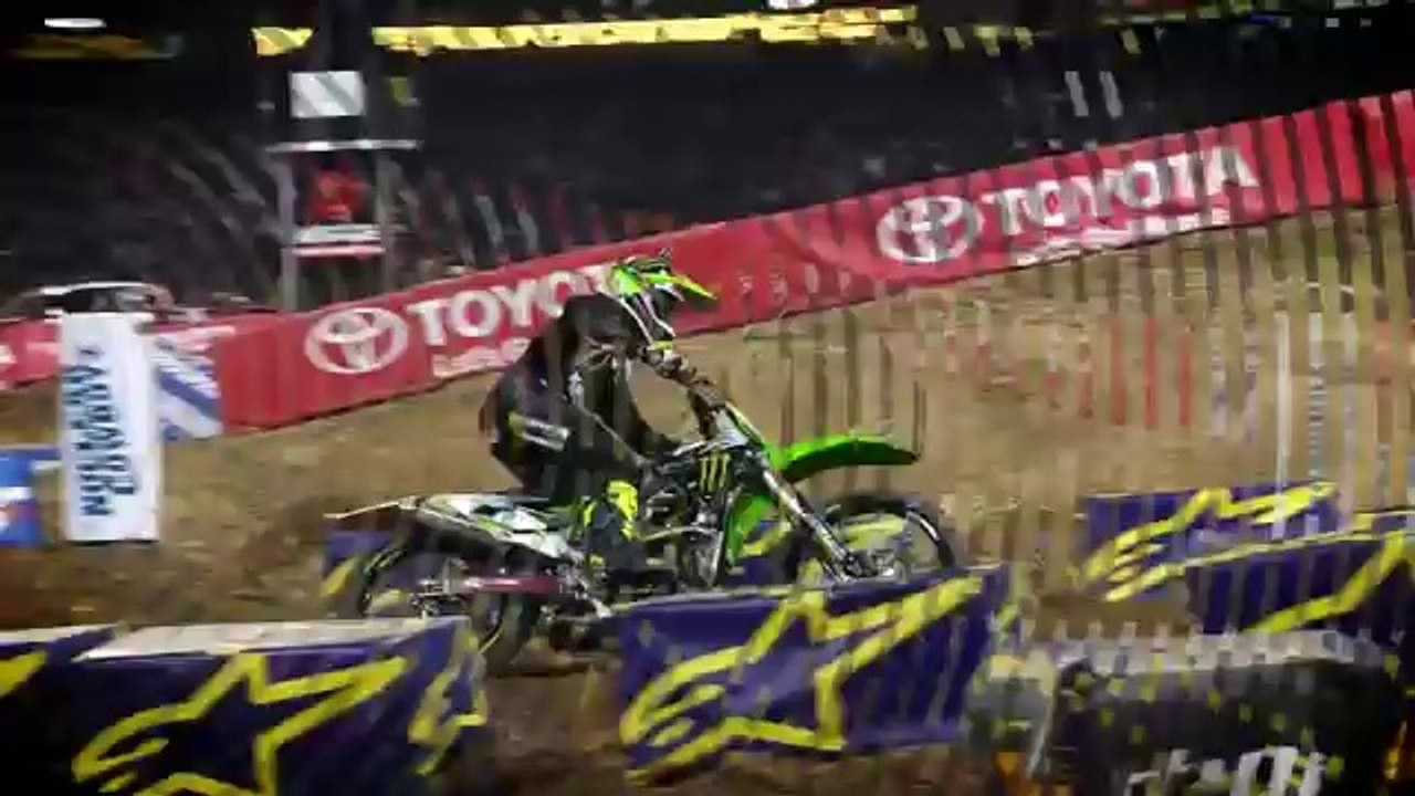 Highlights - supercross Live 2014 - Ford Field Speedway Detroit