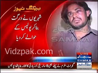 Gujrat - Man beaten up by public for raping 8 years old girl