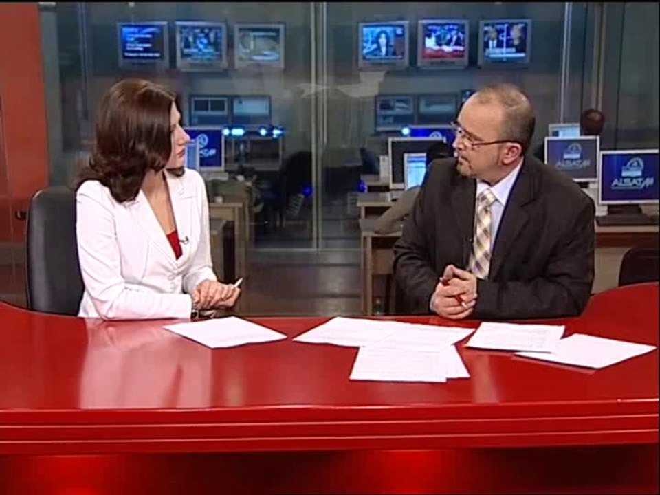 Interview with Dragi Zmijanac TV ALSAT-M Studio E Hapur Otvoreno studio Open Studio OTVORENO STUDIO ALSAT - M