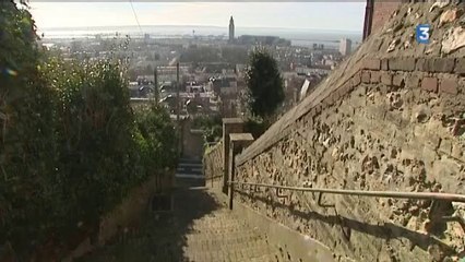 le Havre : entre ville haute et ville basse, les escaliers du Havre