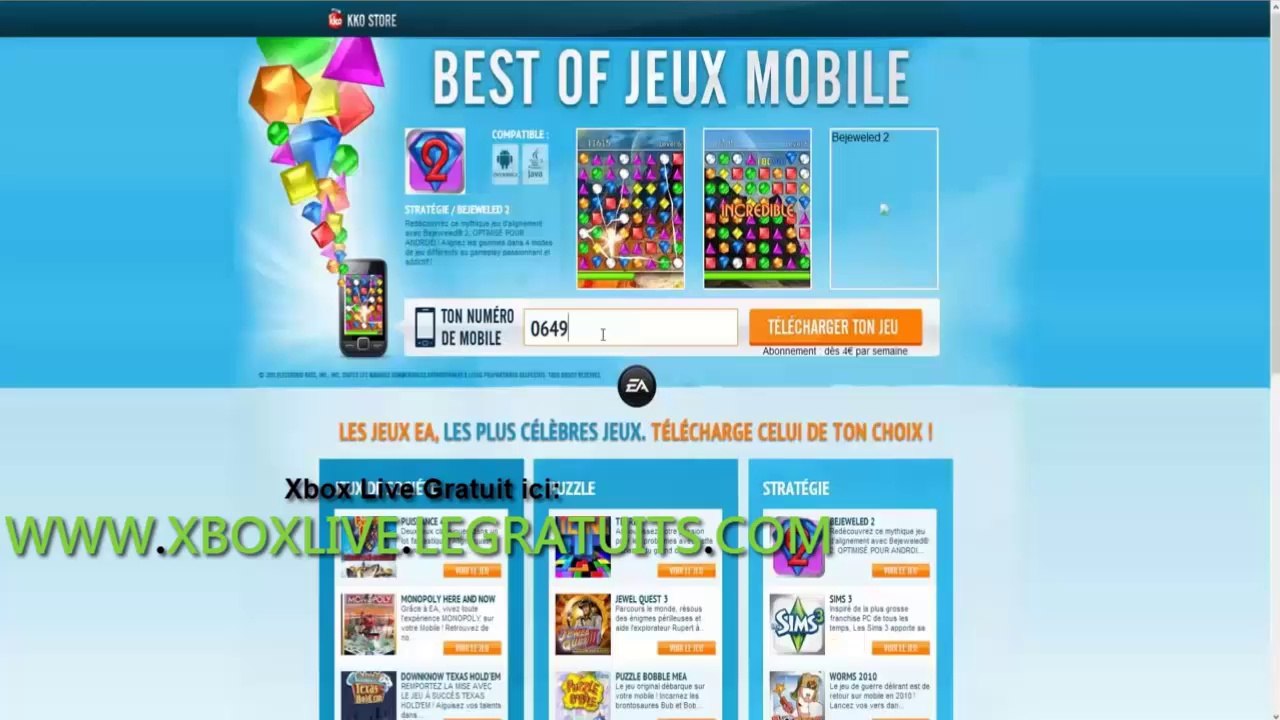 Codes Xbox Live Gratuit