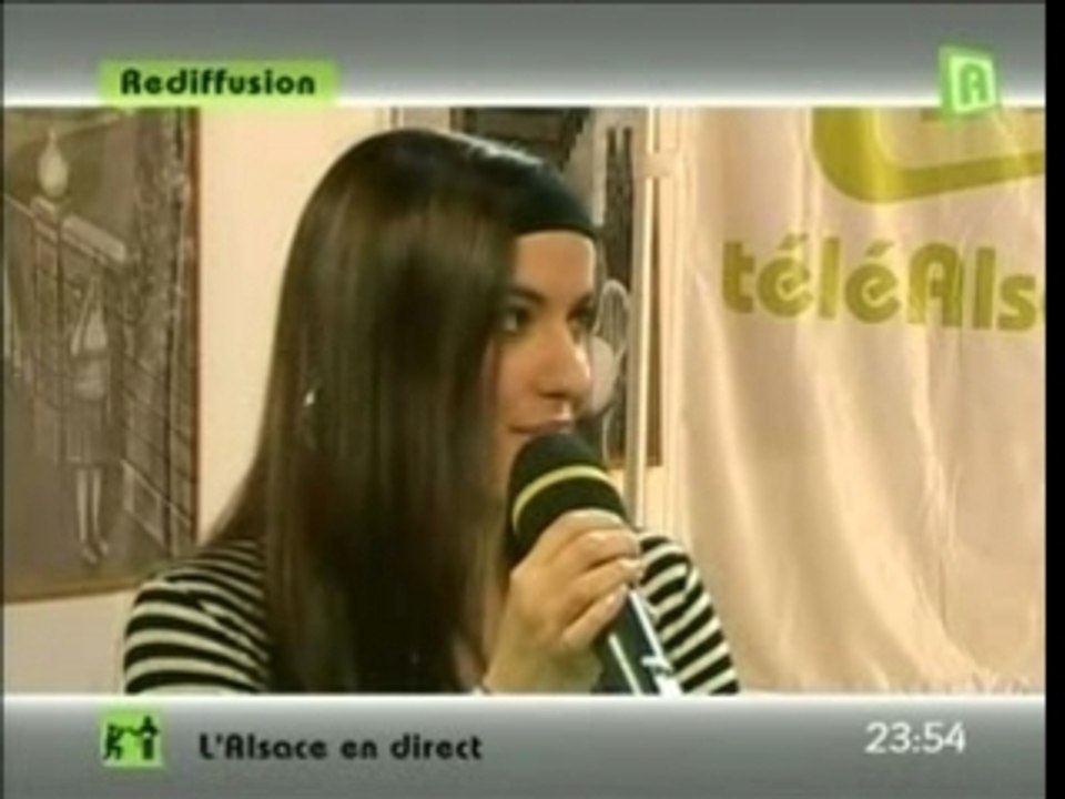 Maryleen Bay sur Télé Alsace