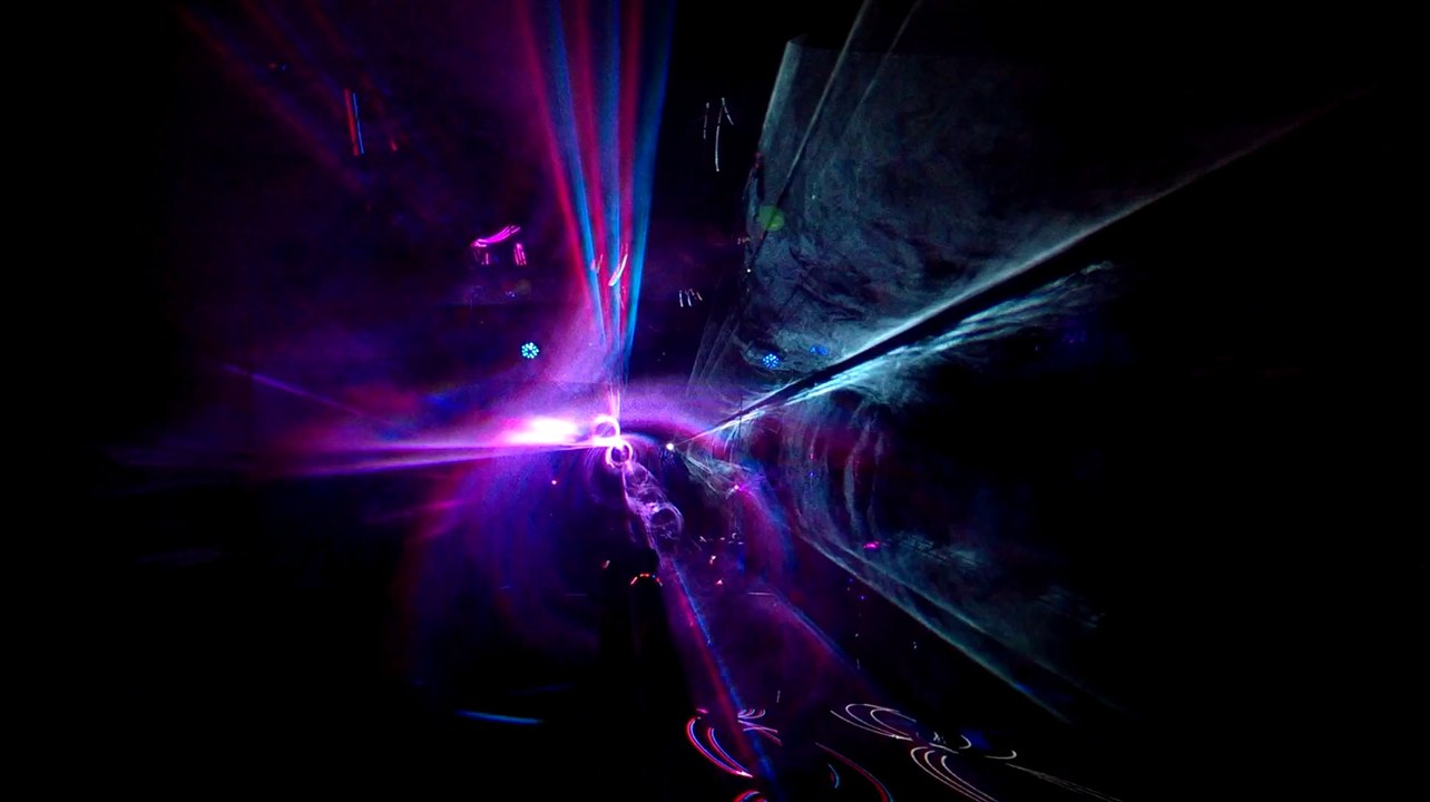 laser show electro carneval 2014