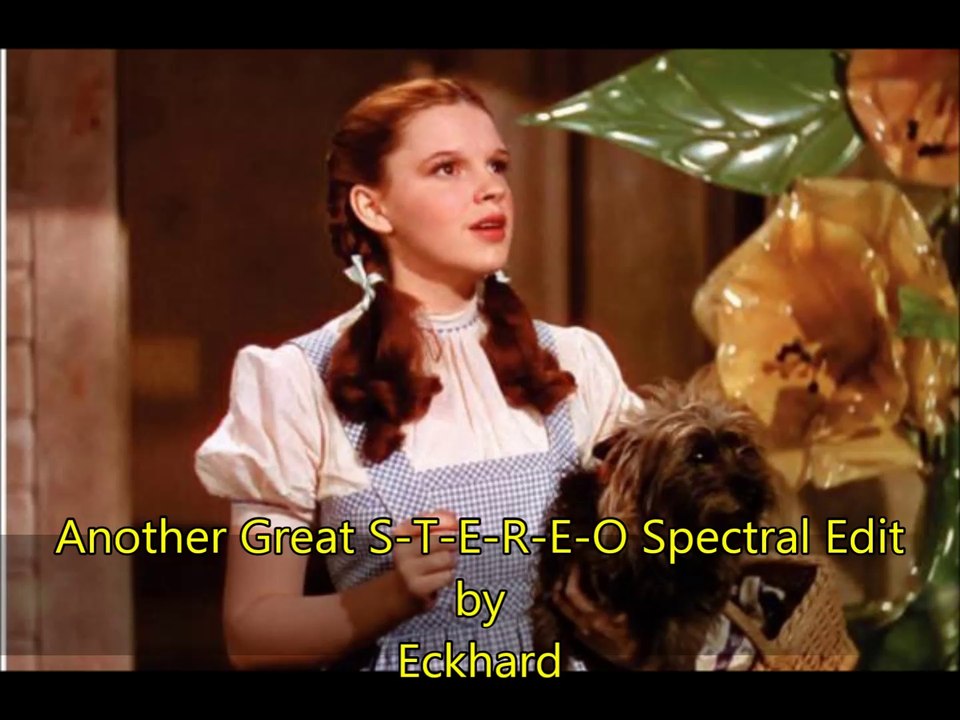 Judy Garland - Over The Rainbow. DES stereo by Eckhard.