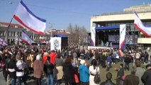 Thousands take part in rallies ahead of Crimea vote