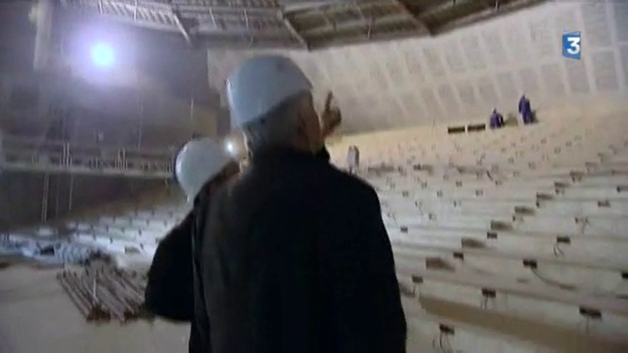 Le Havre : le chantier du Volcan