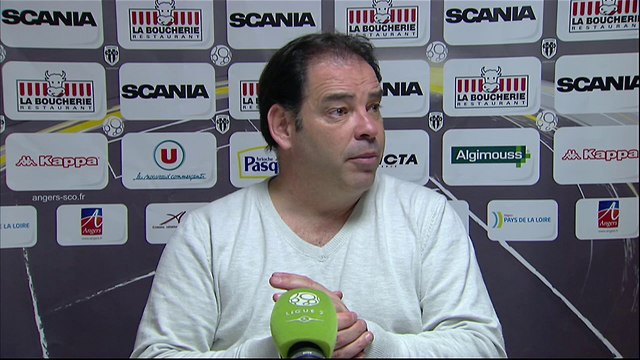 Conférence de presse Angers SCO - US Créteil (2-2) : Stéphane MOULIN (SCO) - Jean-Luc VASSEUR (USCL) - 2013/2014