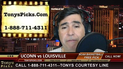 Louisville Cardinals vs. Connecticut Huskies Pick Prediction NCAA College Basketball Odds Preview 3-15-2014