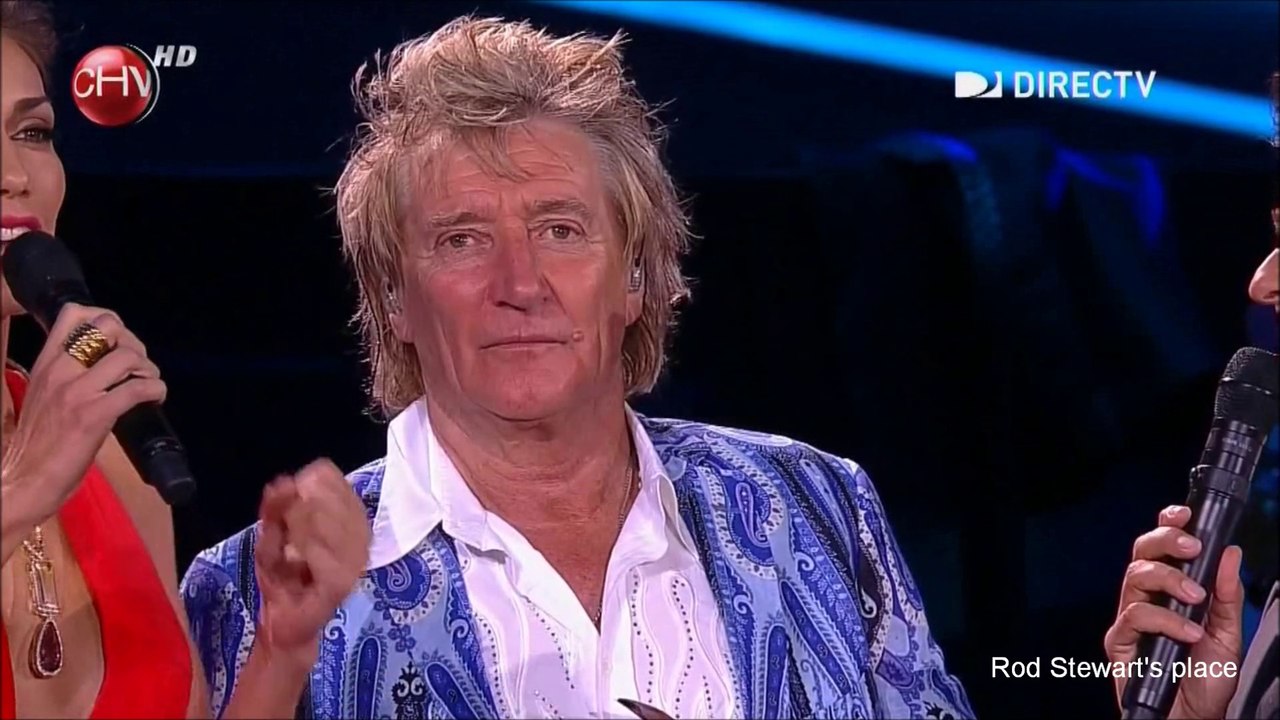 awards Rod Stewart live 27.02.2014 Quinta Vergara, Viña del Mar, Chile - live the life tour [HD]